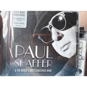 Paul Shaffer & The World's Most Dangerous Band Ever More Dangerous CD 2017 Rhino